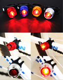 LED Waterproof with Red Flash Lights Safety