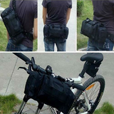 Multi Cycling Pannier Front Bag With Waist/Shoulder Carry Strap