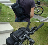 Multi Cycling Pannier Front Bag With Waist/Shoulder Carry Strap