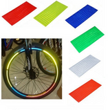 Wheel Tire Rim Reflective Stickers Durable